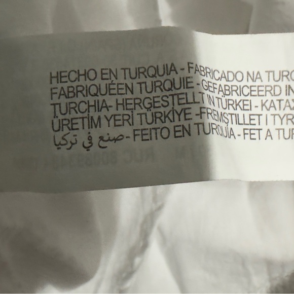 Zara | NWOT Turkey 100% Cotton White Poplin Wrap Shirt Dress (size M) - Picture 12 of 15